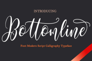 Bottomline: A Bold, Modern Typeface