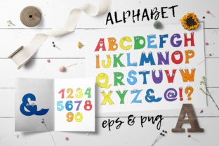 Cartoon Alphabet and Numbers Made Easy