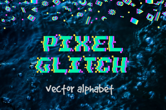 Pixel Glitch Vector Alphabet in Modern Design Workflows