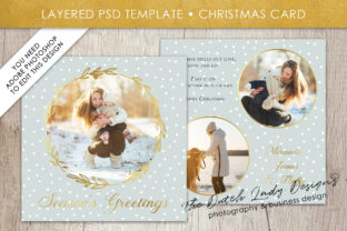 PSD Christmas Holidays Greetings Photo Card: A Creative and Professional Way to Spread Holiday Cheer