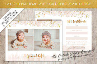 PSD Photo Gift Card Template