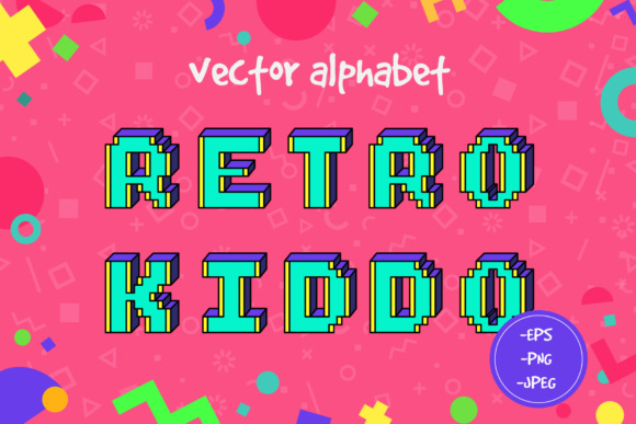 The Rise of Retro Kiddo Vector Alphabet: A New Era in Digital Creativity